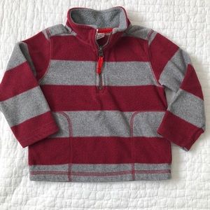 Carters half zip fleece pullover, 24 months